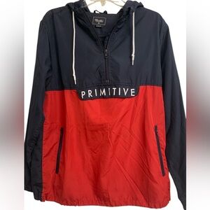 Primitive Hooded‎ Skateboarding Windbreaker Size M